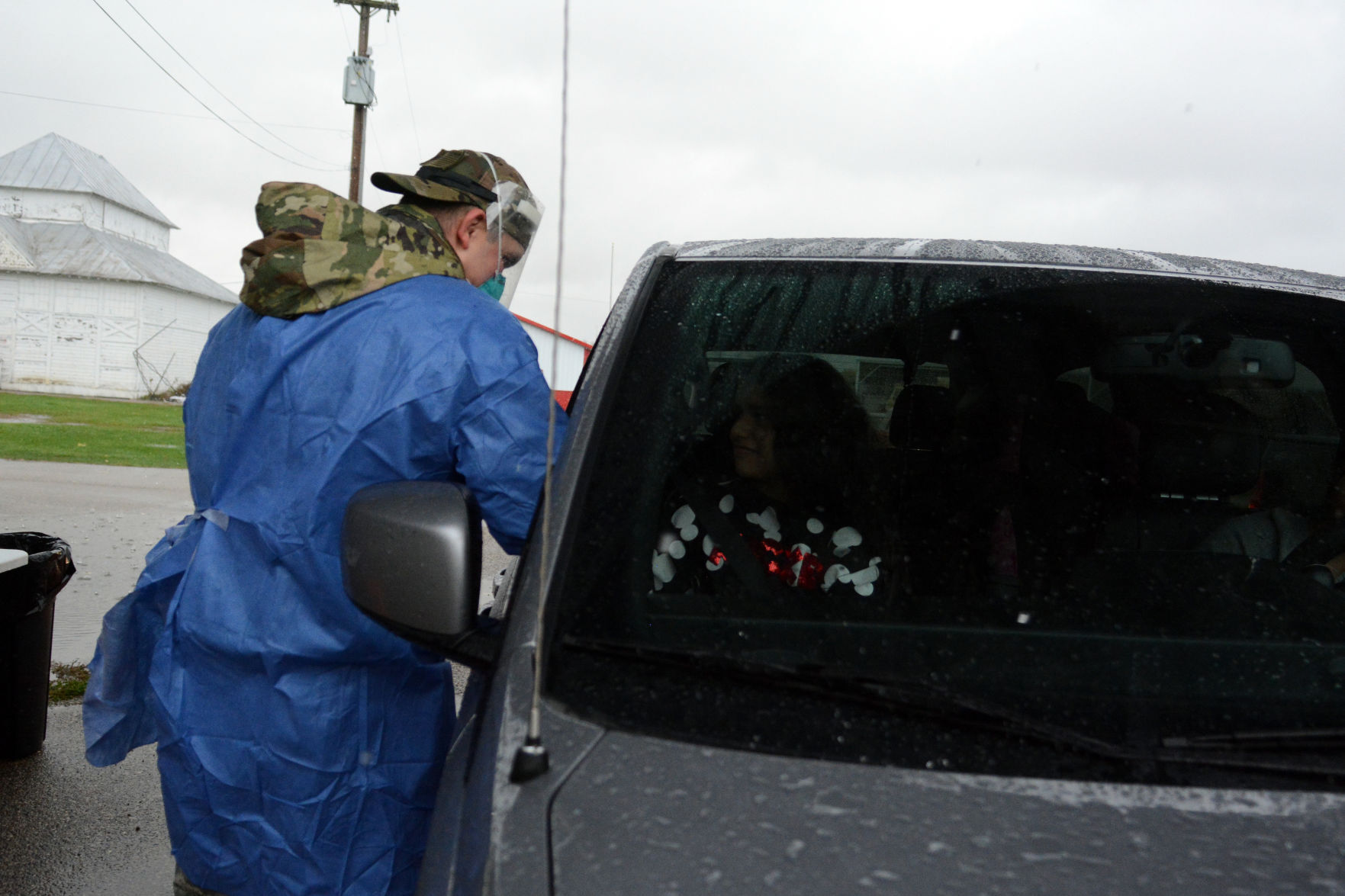 National Guard conducts COVID-19 testing in Baraboo, Oct. 12